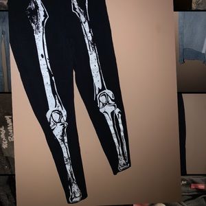 Skeleton leggings